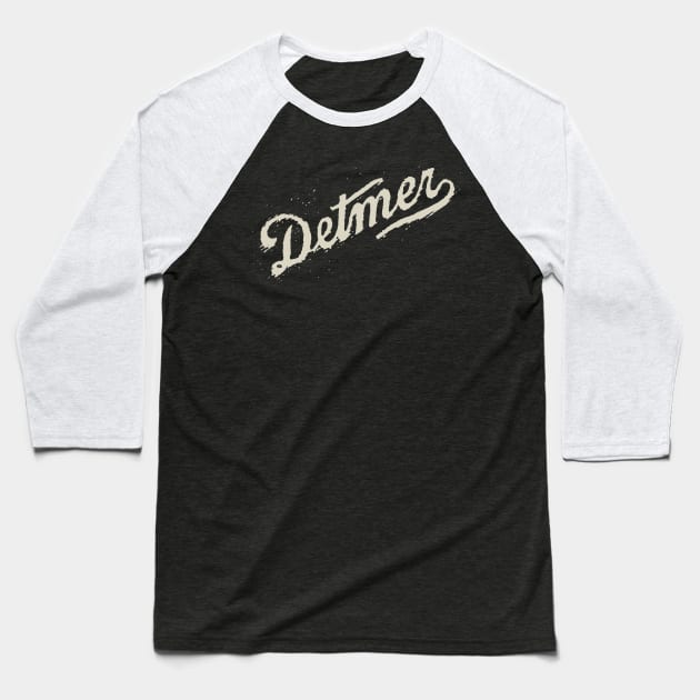 DETMER Baseball T-Shirt by MindsparkCreative